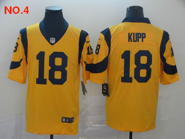 Men's Los Angeles Rams #10 Cooper Kupp Jesey NO.4;